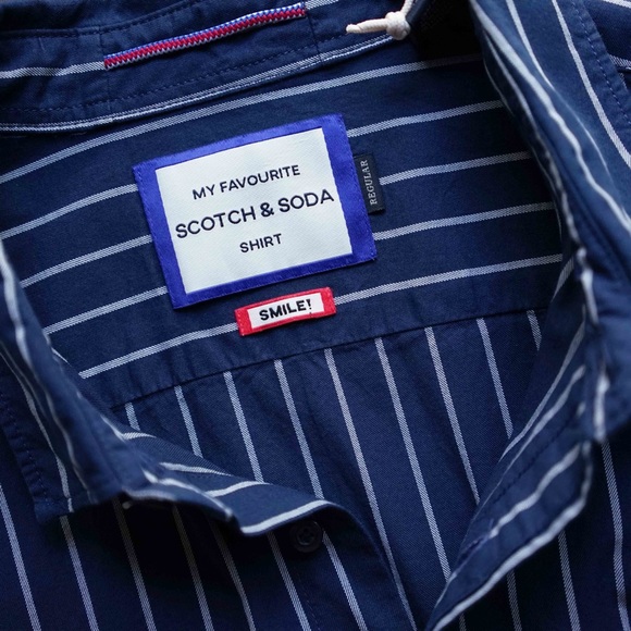 Scotch & Soda Men’s Casual Button Down Shirt - Picture 2 of 2